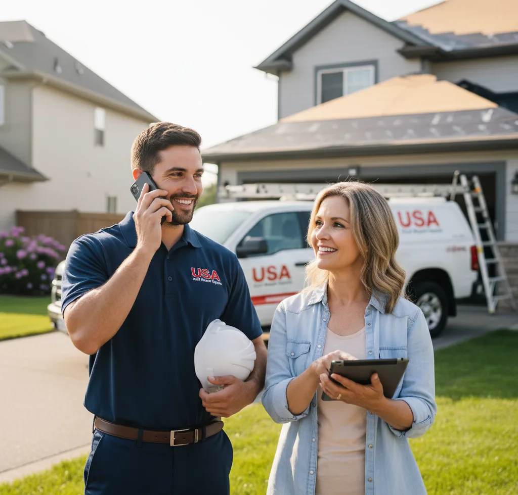 USA Roof Repair Experts customer support in Wilbraham